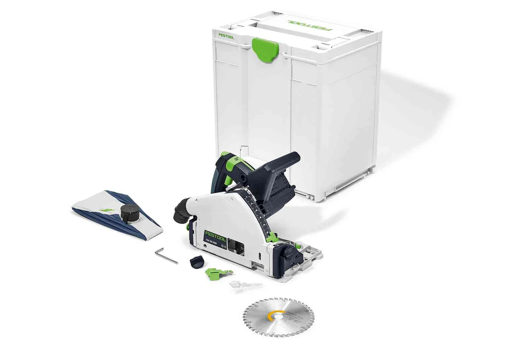 FESTOOL TSC 55K 18V 160mm Cordless Plunge Saw 5.0 Ah XL Set in Systainer with 1400mm Rail [TSC 55KEBI-Plus/XL-FS] [577282] - Image 11